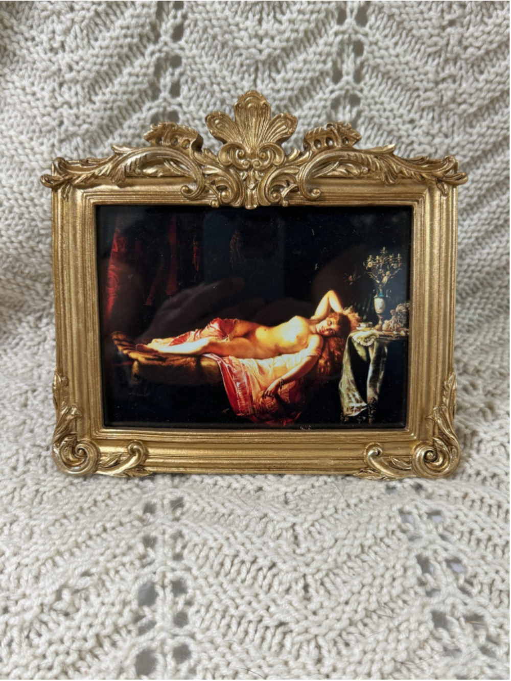 Vivian Collection Sheffield Home Ornate Gold Tabletop Picture Frame 5x7 Decor